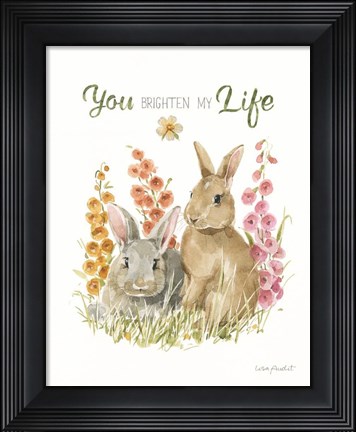 Framed Hop on Spring IX Print