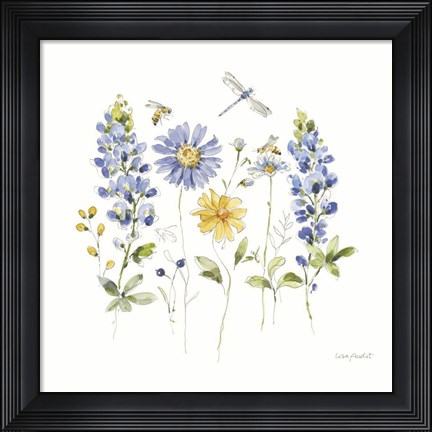Framed Lovely Blues II Print