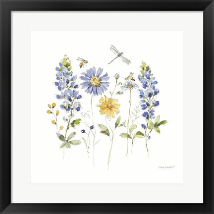 Framed Lovely Blues II Print