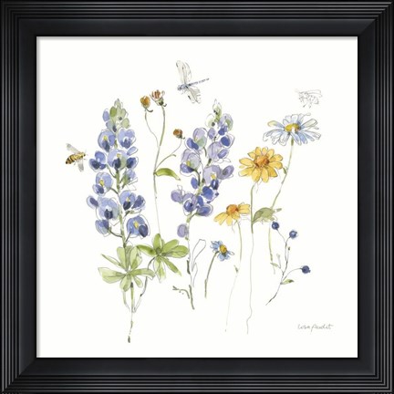 Framed Lovely Blues IV Print