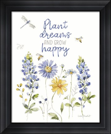 Framed Lovely Blues VIII Print