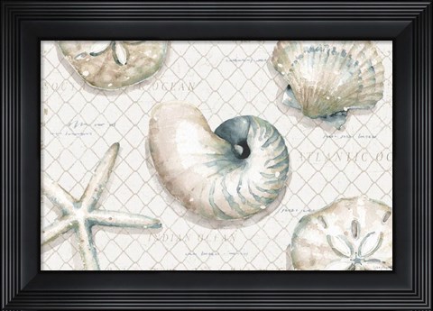 Framed Ocean View I Print