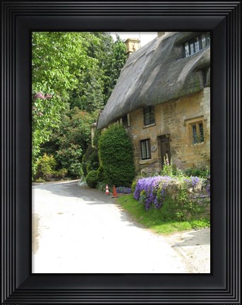 Framed English Cottage Print