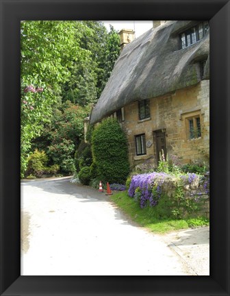 Framed English Cottage Print