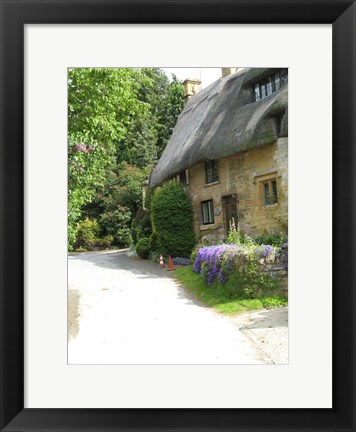 Framed English Cottage Print