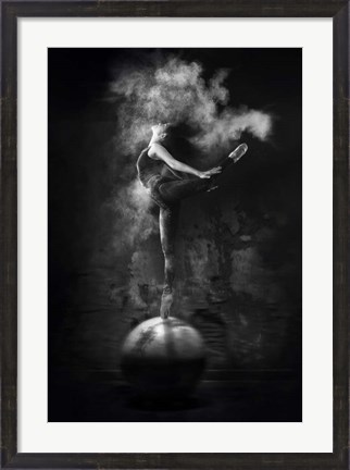 Framed Dance on Ball Print