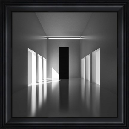 Framed Light and Dimension Print