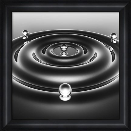 Framed Three Pearl Print