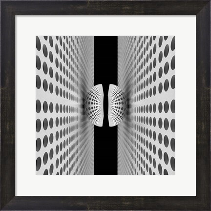 Framed Corridor of Ball Print