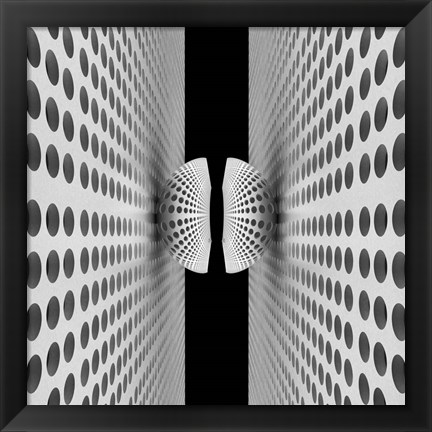 Framed Corridor of Ball Print
