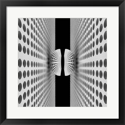 Framed Corridor of Ball Print