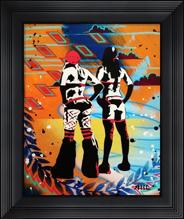 Framed Burner Girls Print