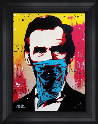 Framed Lincoln, Patriot Thug Print