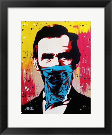 Framed Lincoln, Patriot Thug Print