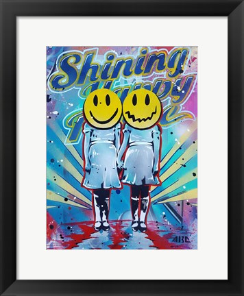 Framed Shining Happy People Print