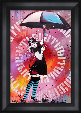 Framed Waiting For The Storm Print