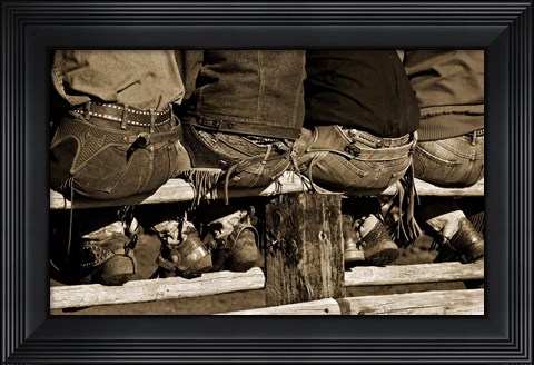 Framed Wranglers Print