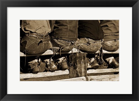 Framed Wranglers Print