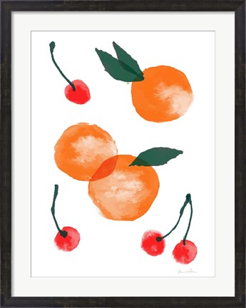 Framed California Fruit Print