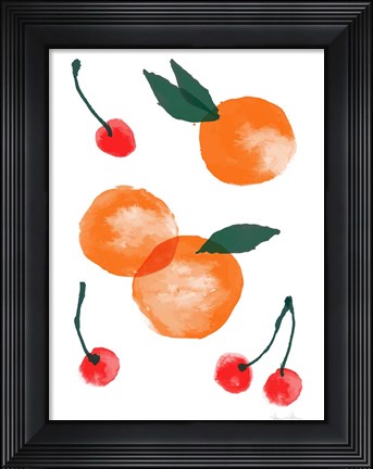 Framed California Fruit Print