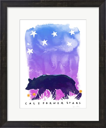 Framed California Stars Print