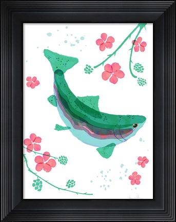 Framed Creek Life Print