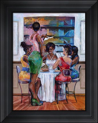 Framed Book Club III Print