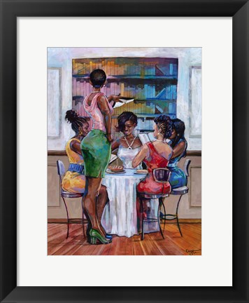 Framed Book Club III Print