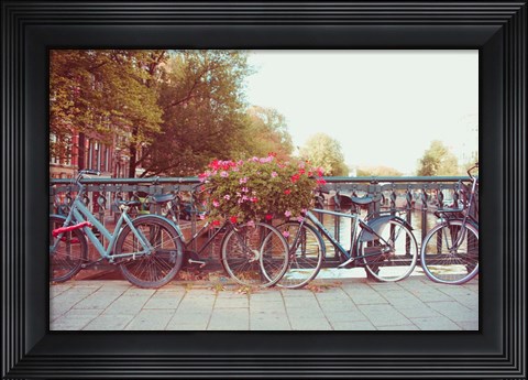 Framed Amsterdam Bikes No. 1 Print