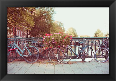 Framed Amsterdam Bikes No. 1 Print