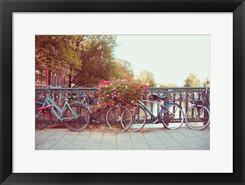 Framed Amsterdam Bikes No. 1 Print