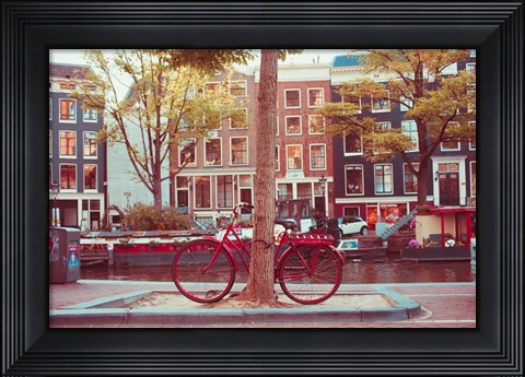 Framed Amsterdam Bikes No. 2 Print