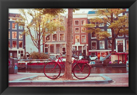 Framed Amsterdam Bikes No. 2 Print