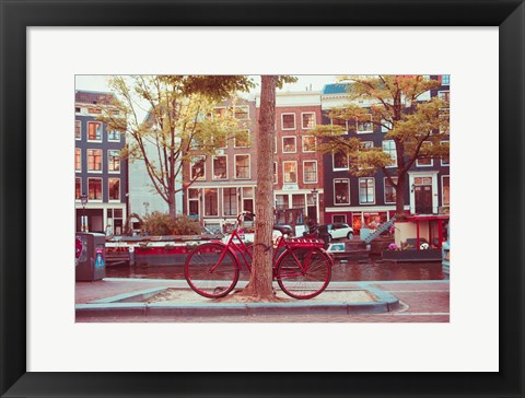 Framed Amsterdam Bikes No. 2 Print