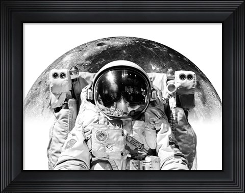 Framed Modern Astronaut No. 2 Print
