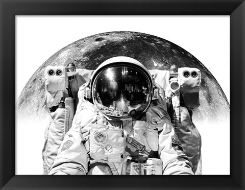 Framed Modern Astronaut No. 2 Print