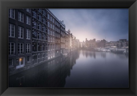 Framed Amsterdam Morning III Print