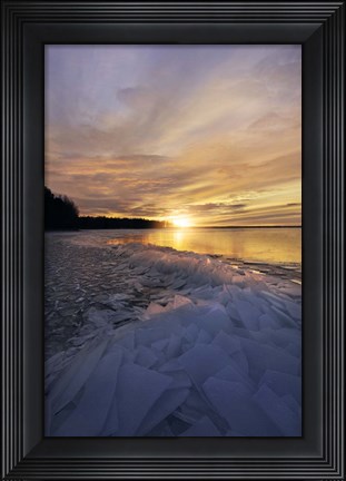 Framed Fire and Ice Print