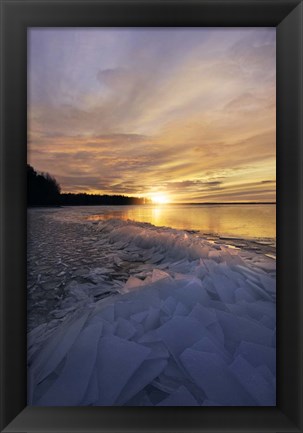 Framed Fire and Ice Print