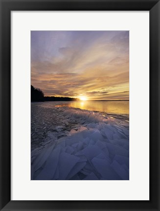 Framed Fire and Ice Print