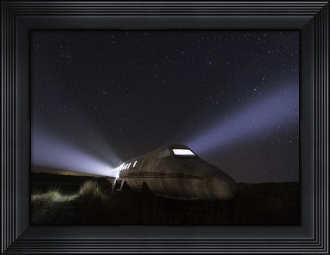Framed Plane Wreck Print