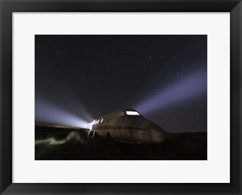 Framed Plane Wreck Print