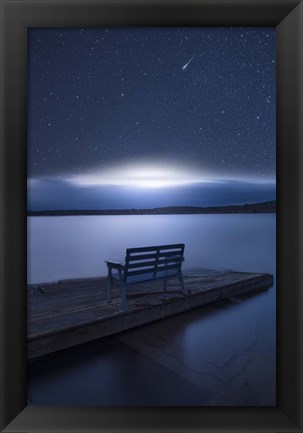 Framed Galactic Impact Print