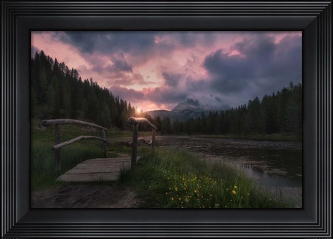 Framed Bridge Print