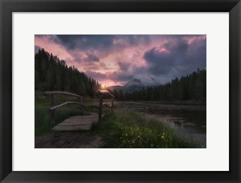 Framed Bridge Print