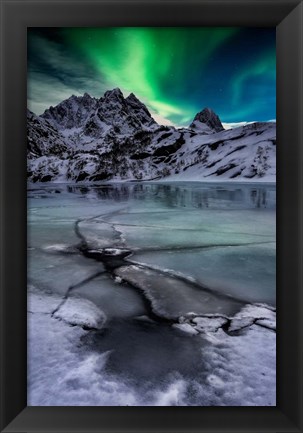 Framed Green Sky Print