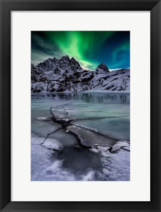 Framed Green Sky Print