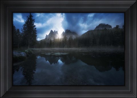 Framed Break Through Print