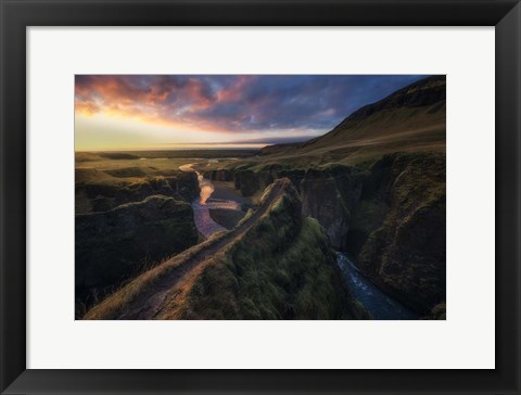 Framed Flowing Print