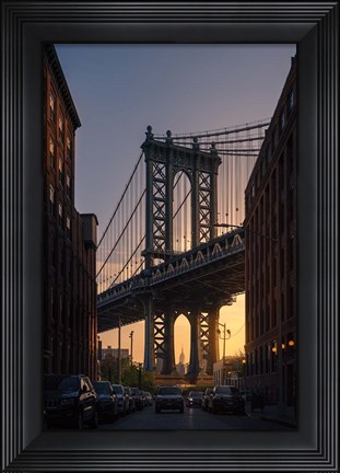 Framed Bridge View Print